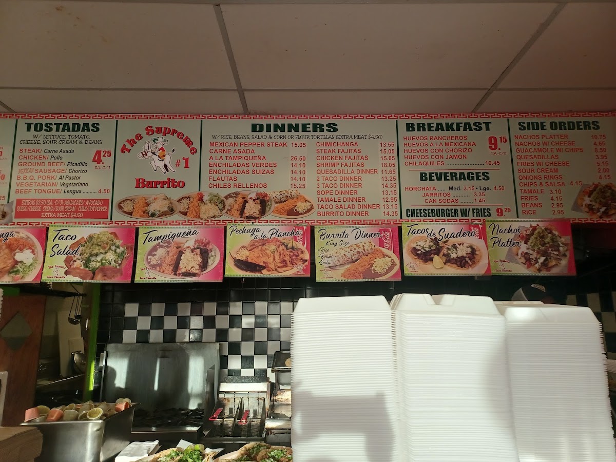 The Supreme Burrito #1 Menu - Image 5